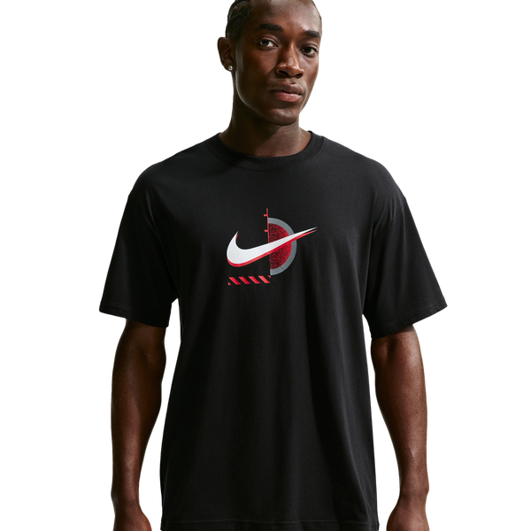 Nike Basketball LSE T-Shirt - Men's - Black/Red