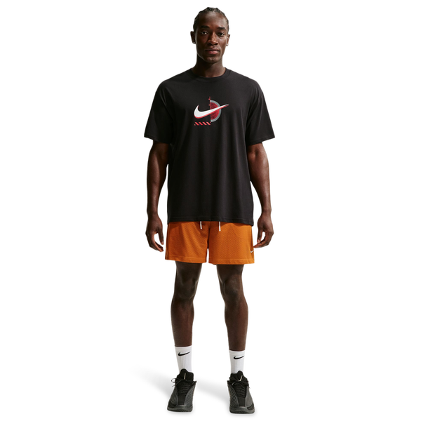 Nike Basketball LSE T-Shirt - Men's - Black/Red - Image 3