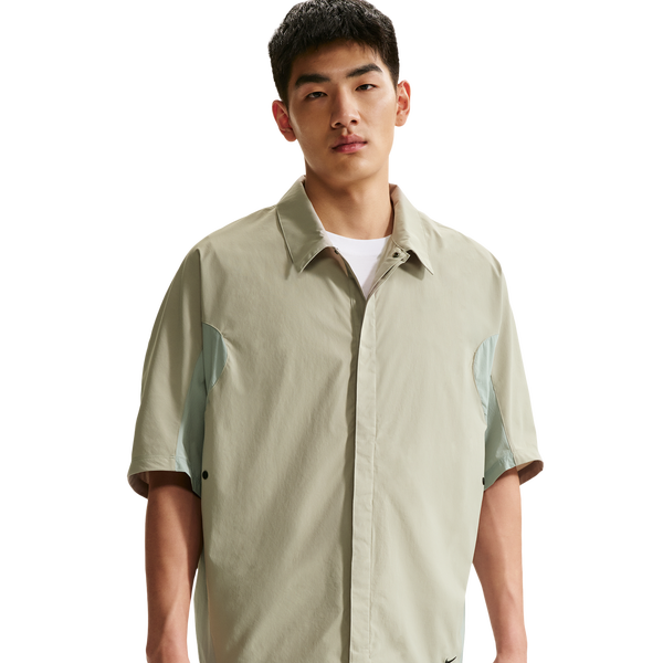 Nike Drifit Tech Helios Sun SS Shirt - Men's - Spruce Fog/Light Pumice/Black