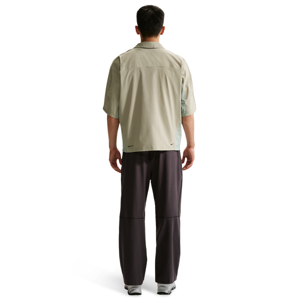 Nike Drifit Tech Helios Sun SS Shirt - Men's - Spruce Fog/Light Pumice/Black - Image 4