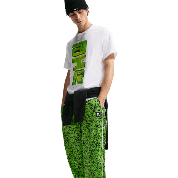 Nike Air Woven AOP TL Pants - Men's - Mean Green - Image 3