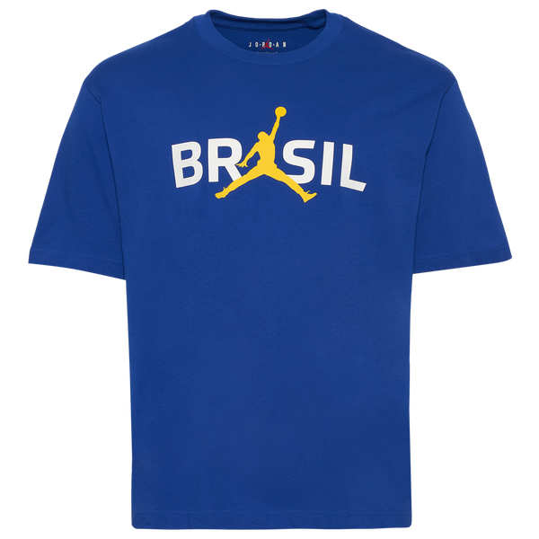 Jordan Brasil Short Sleeve T-Shirt - Men's - Old Royal/Old Royal