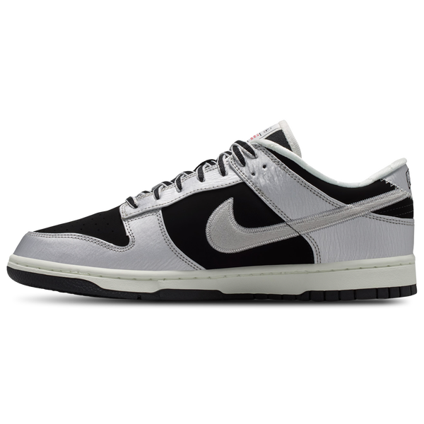 Nike Dunk Low - Men's - Black/Red/Silver - Image 2