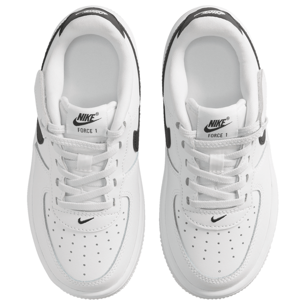 Nike Air Force 1 - Boys' Preschool - Black/White - Image 4