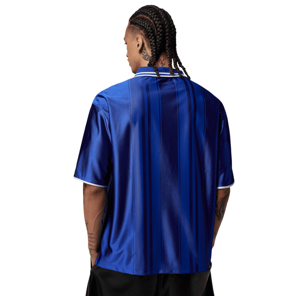 Jordan Brasil Polo Top - Men's - Old Royal/White/Old Royal - Image 2