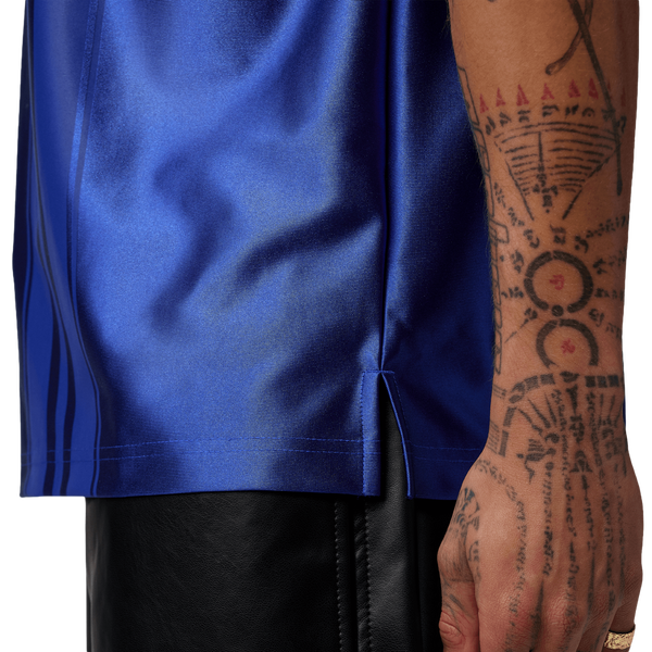 Jordan Brasil Polo Top - Men's - Old Royal/White/Old Royal - Image 5