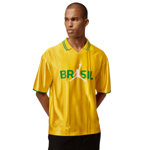 Jordan Brasil Polo Top - Men's - Varsity Maize/Varsity Maize