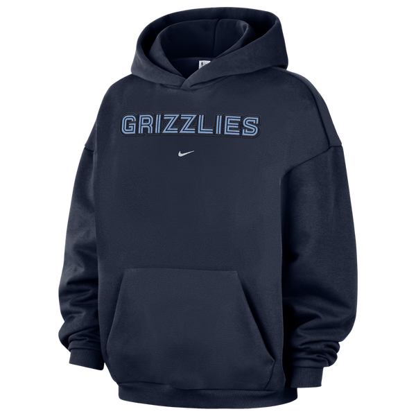 Nike Grizzlies Wordmark Standard Issue Hoodie - Men's - Navy