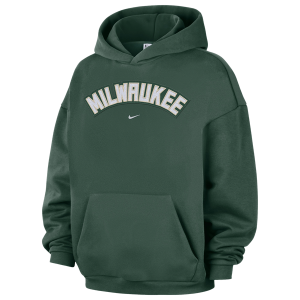 Nike Bucks Wordmark Standard Issue Hoodie - Men's - Green