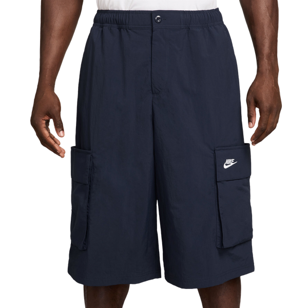 Nike Club Oversized Cargo Shorts - Men's - White/Black
