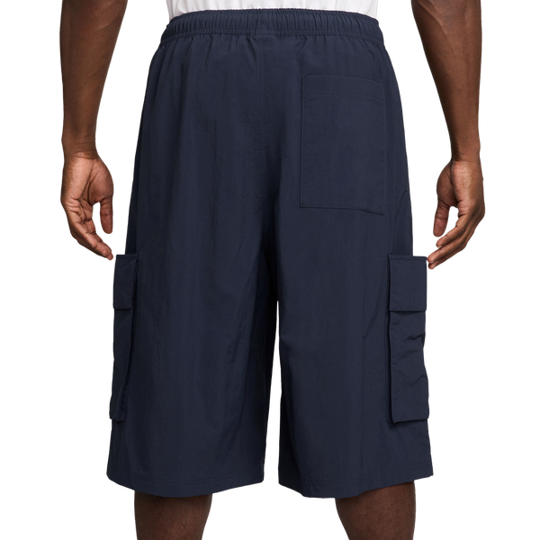 Nike Club Oversized Cargo Shorts - Men's - White/Black - Image 2