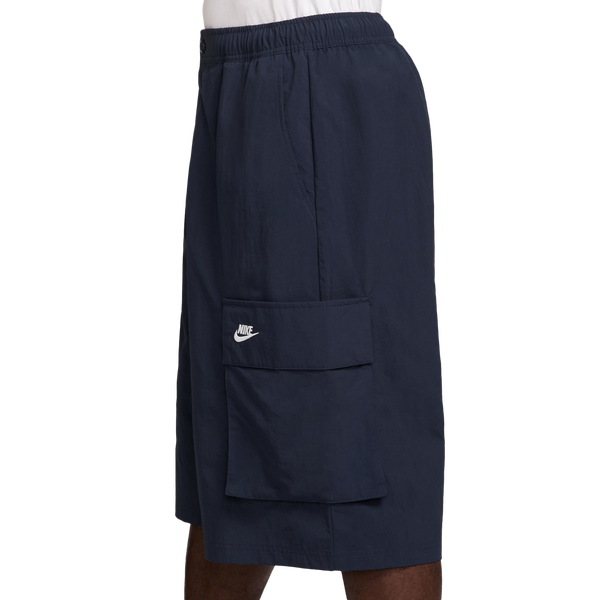 Nike Club Oversized Cargo Shorts - Men's - White/Black - Image 3