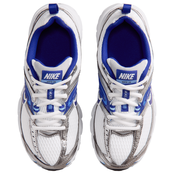 Nike Air Max Moto 2K - Girls' Grade School - White/Concord/Wolf Grey - Image 4