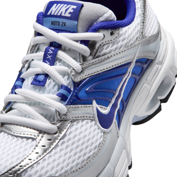 Nike Air Max Moto 2K - Girls' Grade School - White/Concord/Wolf Grey - Image 7