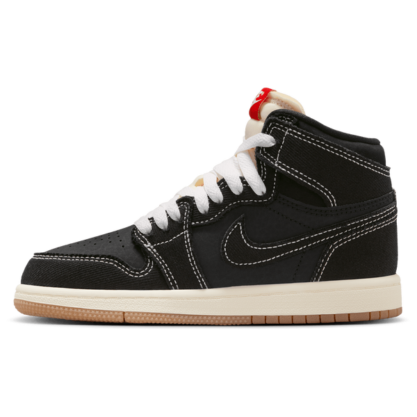 Jordan 1 Retro High OG FC - Boys' Preschool - Red/Sail/Black - Image 2