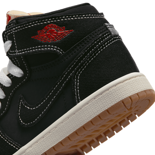Jordan 1 Retro High OG FC - Boys' Preschool - Red/Sail/Black - Image 8