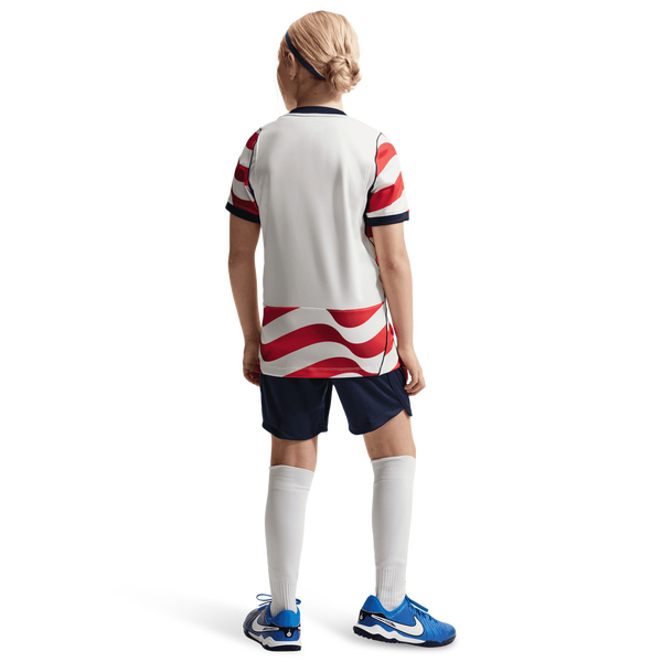 Nike Dri-FIT USA Short Sleeve Stadium Jersey - Boys' Grade School - White/Navy - Image 6