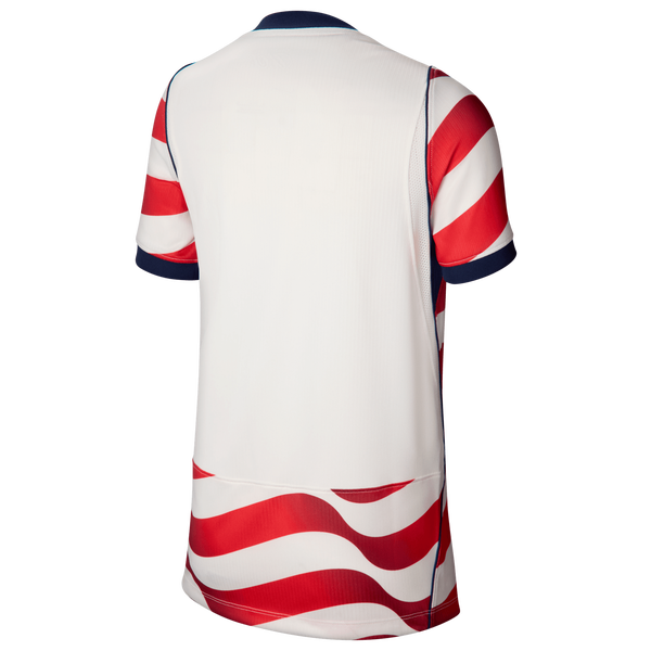 Nike Dri-FIT USA Short Sleeve Stadium Jersey - Boys' Grade School - White/Navy - Image 8
