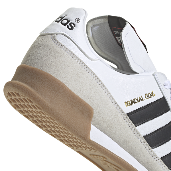 adidas Mundial Goal IN - Men's - Ftwr White/Core Black/Gold Met - Image 7