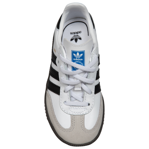 adidas Originals Samba - Boys' Toddler - White/Core Black - Image 5