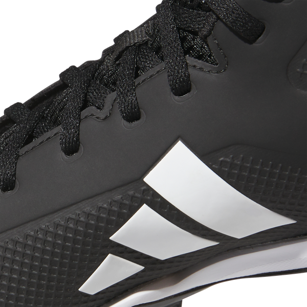 adidas adizero Impact.2 Molded Rubber Mid Cut Cleats - Men's - Core Black/White/Core Black - Image 7