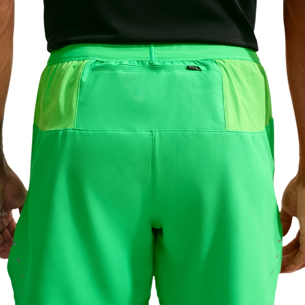 Nike Dri-FIT Stride 2in1 5" Shorts - Men's - Green Spark/Reflective Silver - Image 2