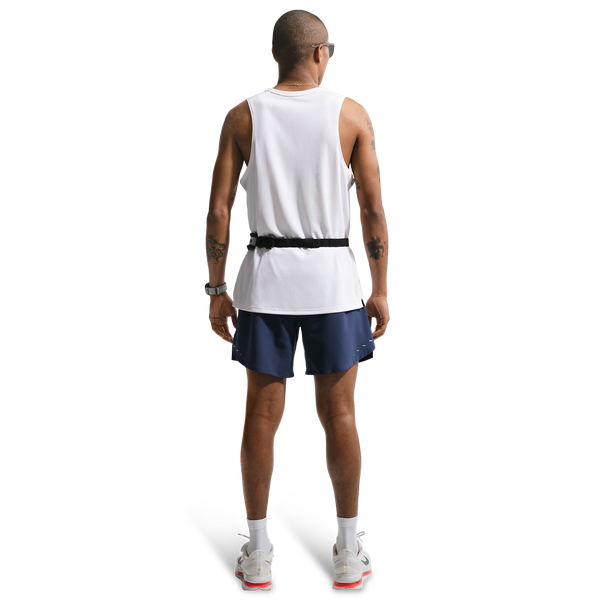Nike Dri-FIT Stride 2in1 7" Shorts - Men's - Midnight Navy/Reflective Silver - Image 5