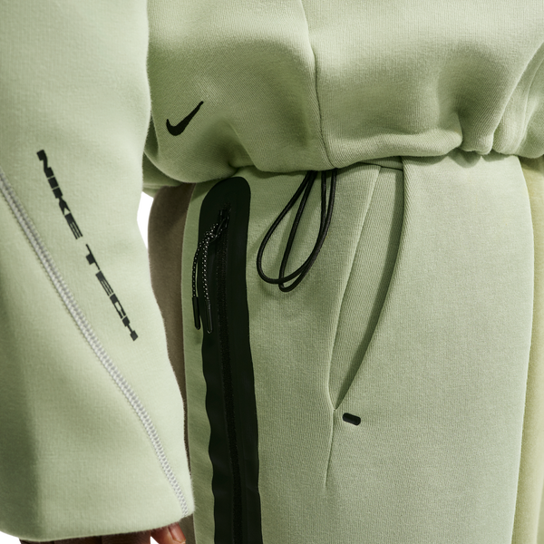 Nike Tech Fleece Ergo Full-Zip - Men's - Black/Jade Horizon - Image 4