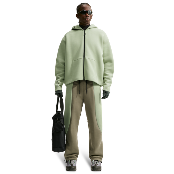 Nike Tech Fleece Ergo Full-Zip - Men's - Black/Jade Horizon - Image 5
