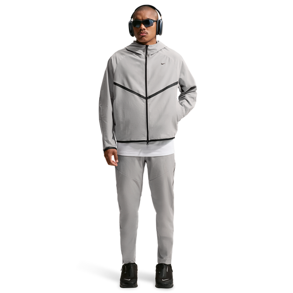 Nike Tech Shori Knit Full-Zip Jacket - Men's - College Grey/Black - Image 4
