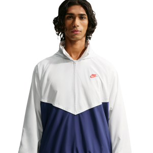 Nike Windrunner Lightweight HZ Jacket - Men's - Blue Void/Light Crimson/Summit White