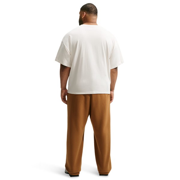 Nike Club Fleece Bungee Pants - Men's - Ale Brown/Ale Brown/White - Image 6
