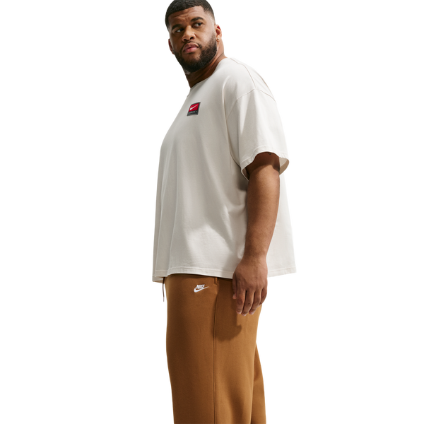 Nike Club Fleece Bungee Pants - Men's - Ale Brown/Ale Brown/White - Image 7