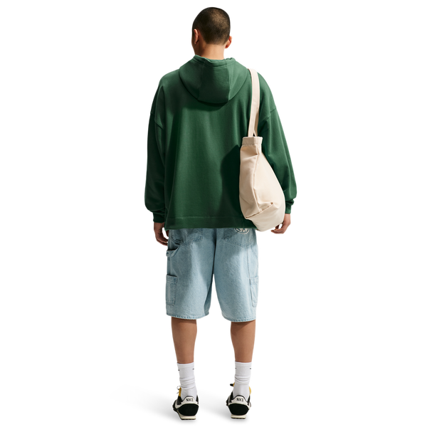 Nike Club French Terry Pullover Hoodie - Men's - Fir/Fir/White - Image 6