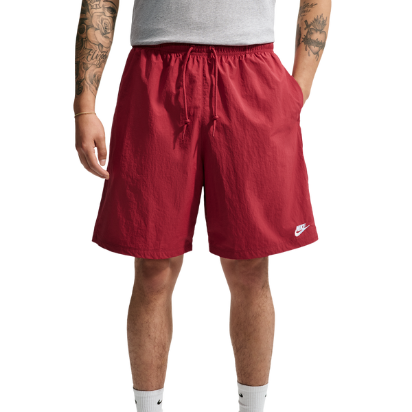 Nike Club Sport Shorts - Men's - Tough Red/White