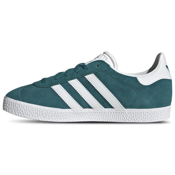 adidas Originals Gazelle - Girls' Grade School - Legacy Teal/Gold Metallic/White - Image 3