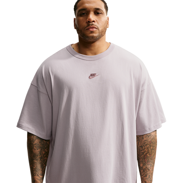 Nike NSW Premium Essentials Oversized Tee - Men's - Silver Lilac - Image 5