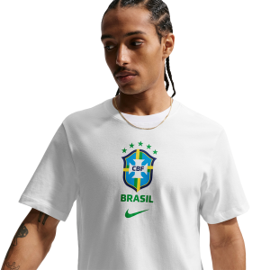 Nike Brasil Short Sleeve T-Shirt - Men's - White