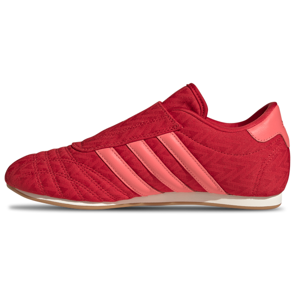 adidas Taekwondo Slip - Women's - Off White/Better Scarlet/Semi Flash Red - Image 2