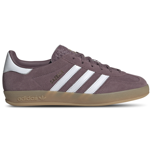 adidas Originals Gazelle Indoor - Women's - Shadow Fig/Brown/Gum