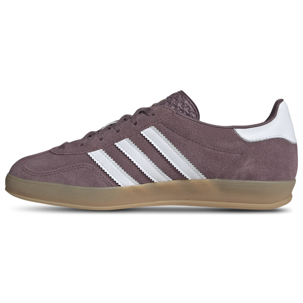 adidas Originals Gazelle Indoor - Women's - Shadow Fig/Brown/Gum - Image 2