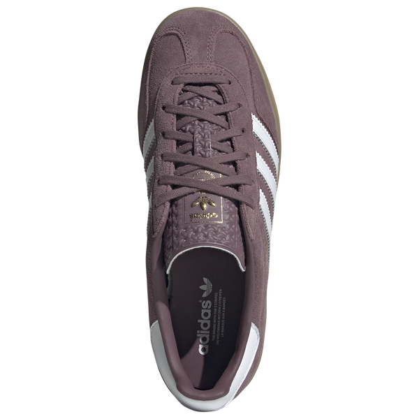 adidas Originals Gazelle Indoor - Women's - Shadow Fig/Brown/Gum - Image 4