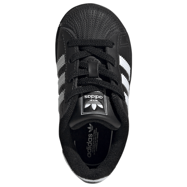 adidas Originals Superstar II - Boys' Toddler - Black/White - Image 4