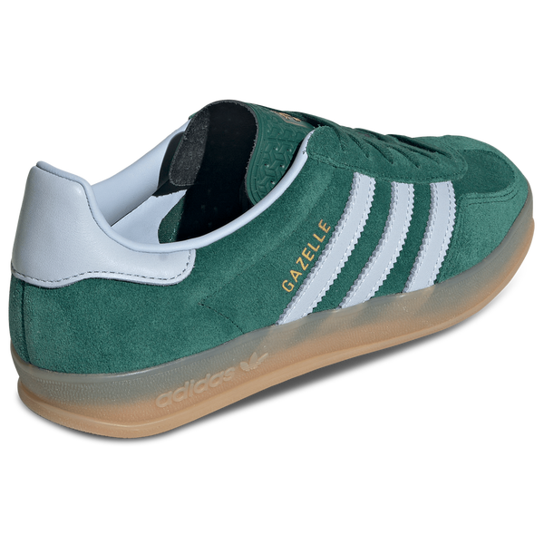 adidas Originals Gazelle Indoor - Women's - Collegiate Green/Crystal Sky/Gum - Image 3
