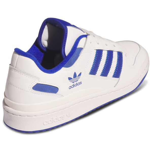 adidas Originals Forum Low CL - Men's - White/Team Royal Blue/White - Image 4