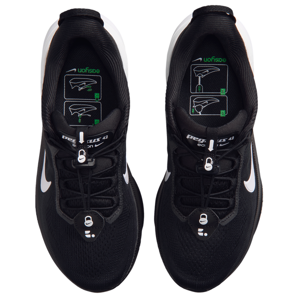 Nike Pegasus 42 Easyon - Women's - Black/Dk Smoke Grey/White - Image 4