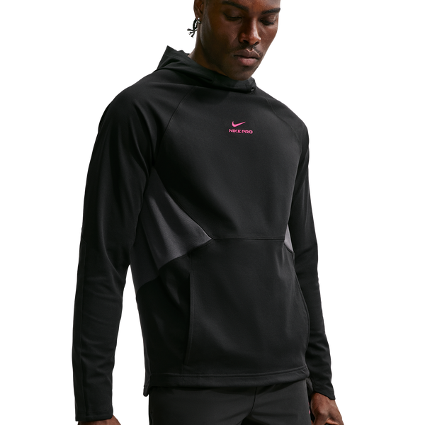 Nike Pro Training Dri-FIT Midlayer Top - Men's - Hyper Pink/Black - Image 3
