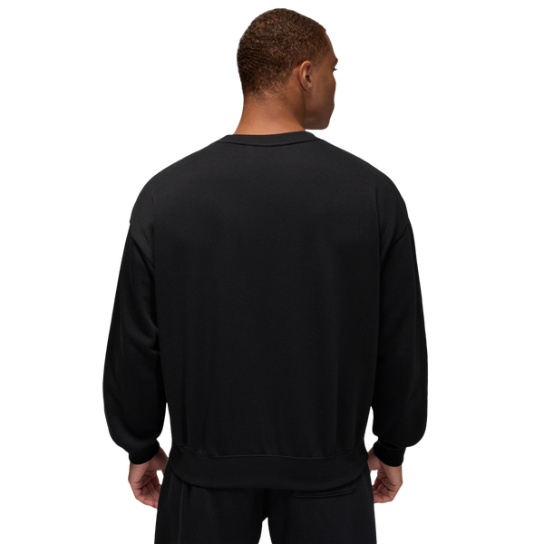 Jordan Brooklyn AJ11 Fleece Crew LB - Men's - Black/Blue Chill - Image 2