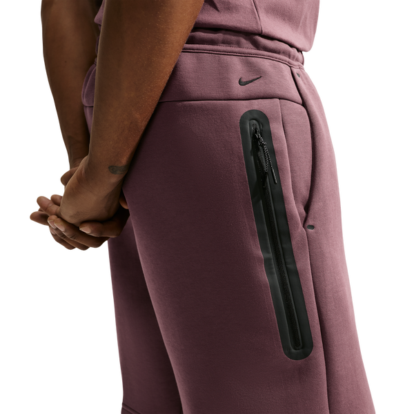 Nike Tech Fleece Shorts - Men's - Black/Tattoo - Image 3