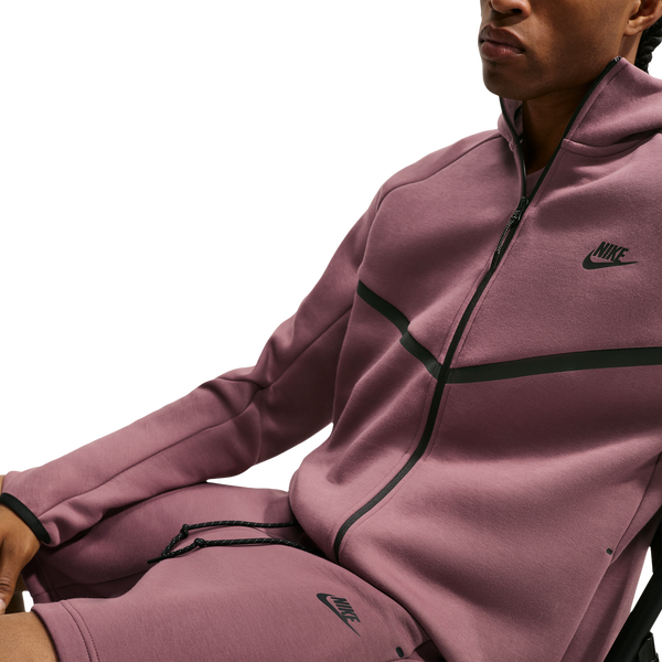 Nike Tech Fleece Shorts - Men's - Black/Tattoo - Image 5